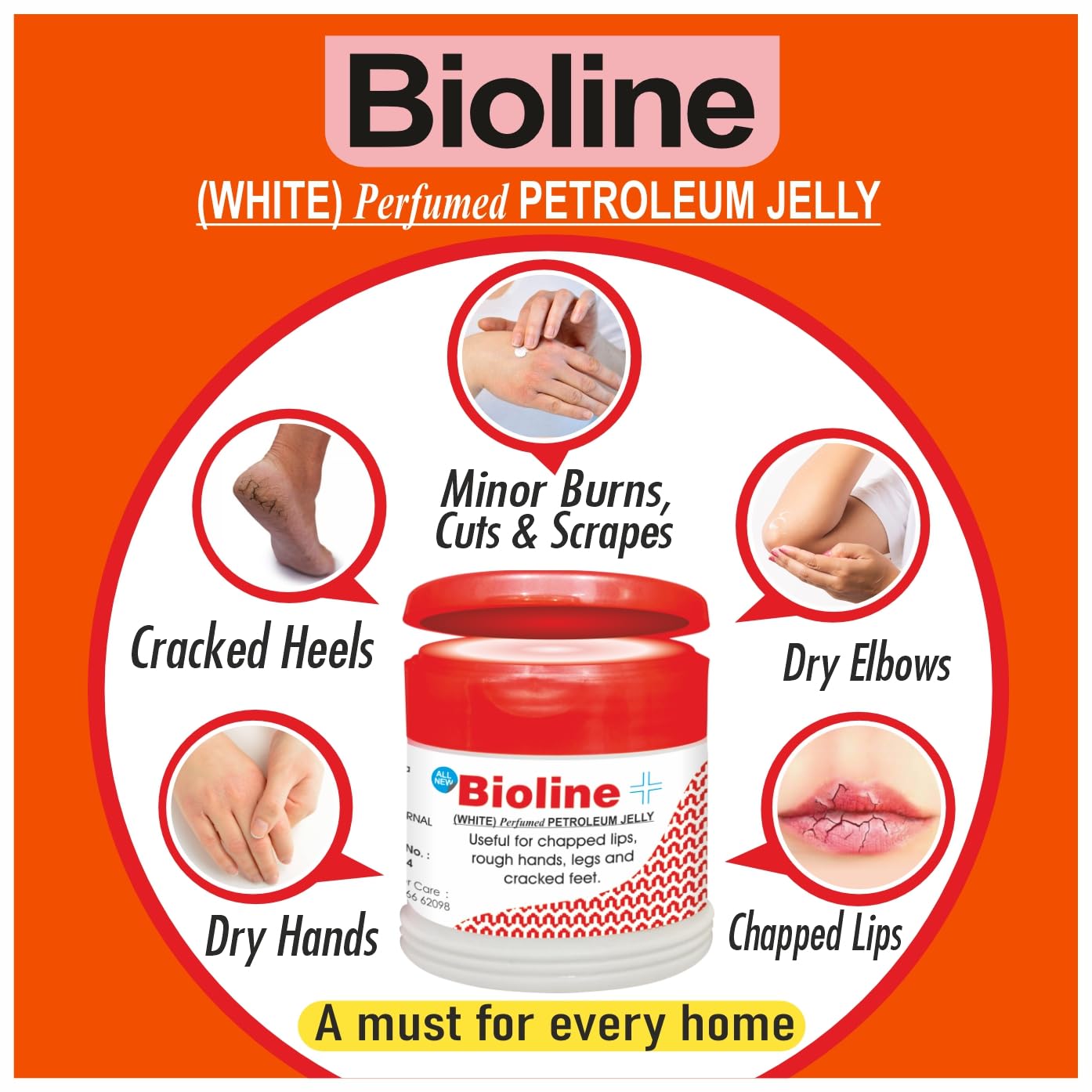 Bioline White Perfumed Petroleum Jelly 400 g