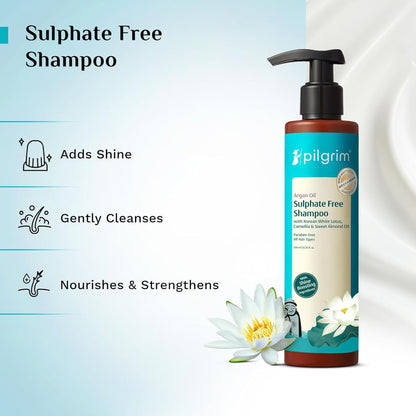 Pilgrim Argan Oil Sulphate Free Shampoo 200 MILLI_LITRE