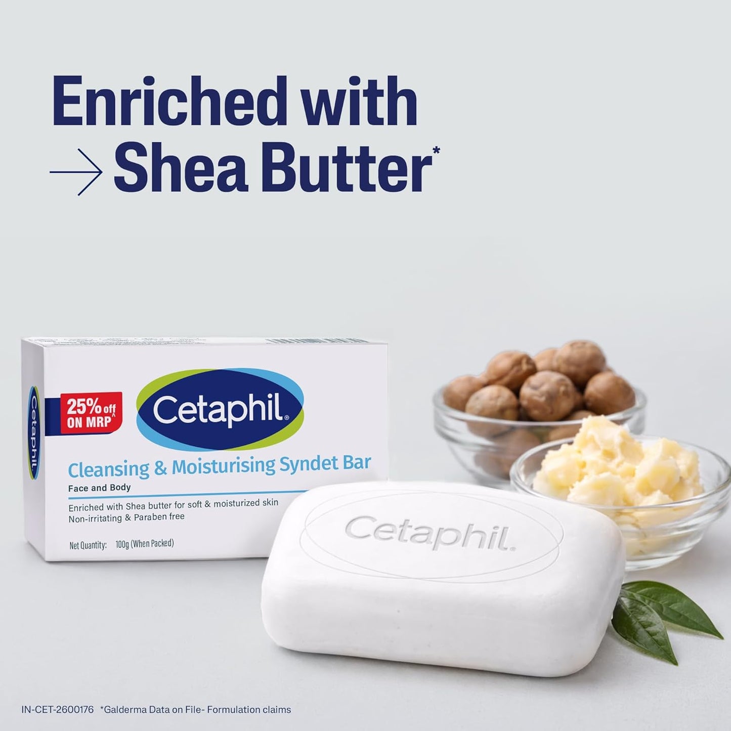 Cetaphil Cleansing & Moisturising Syndet Bar 100 GRAM