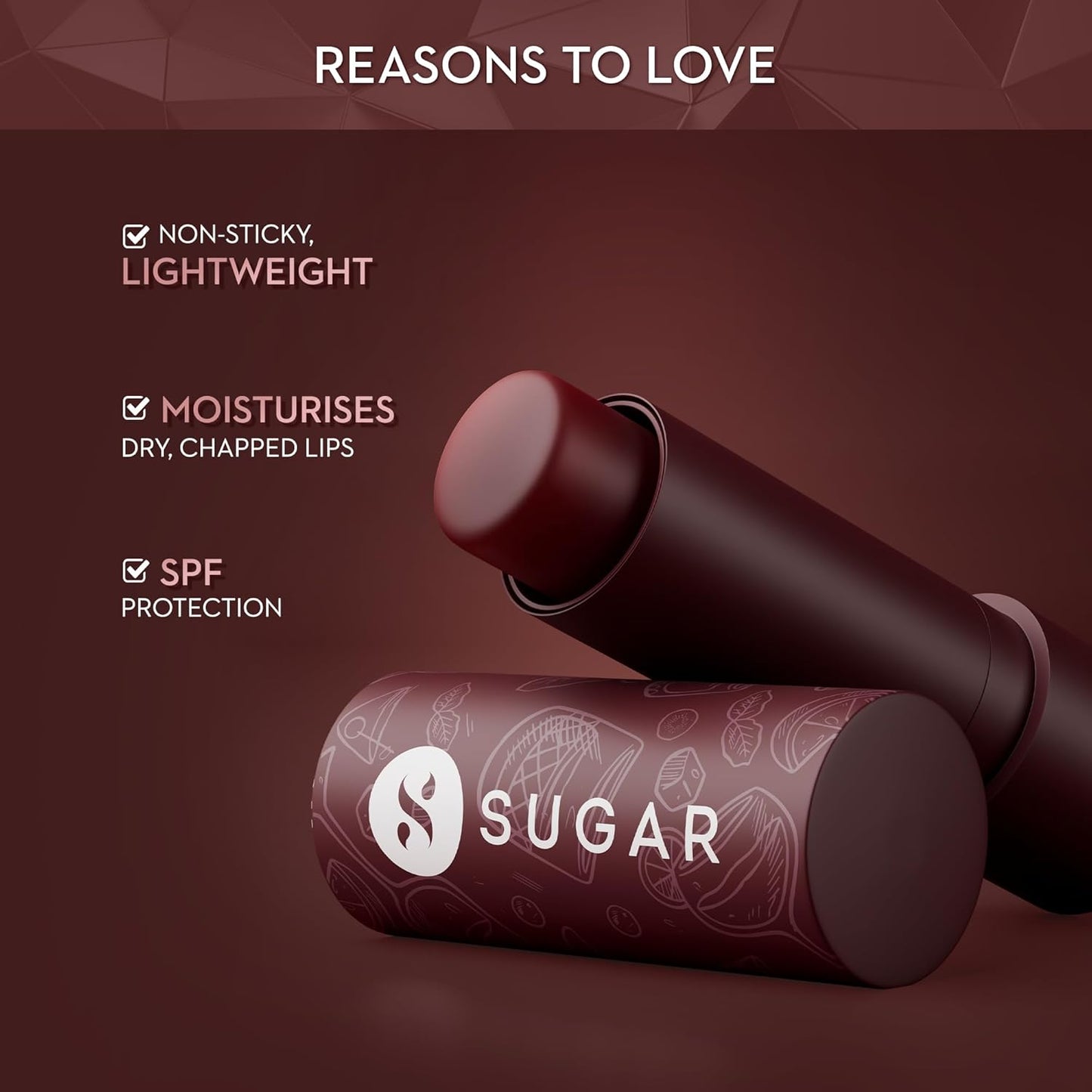 Sugar Cosmetics 02 Cosmopolitan Lip Balm 4.5 GRAM