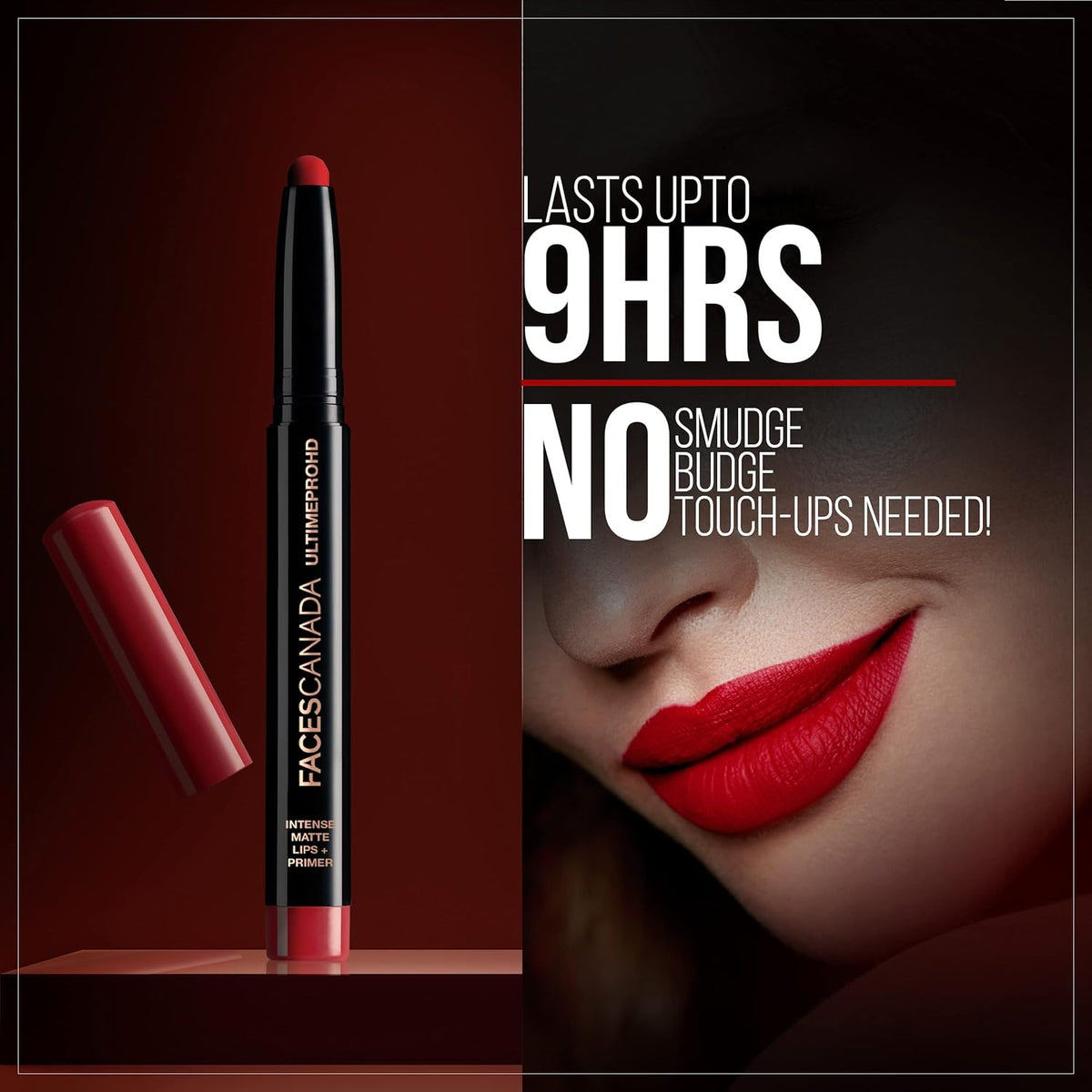 Faces Canada Ultime Pro Hd Intense Matte Lips + Primer - 03 Expresso 1.4 gm