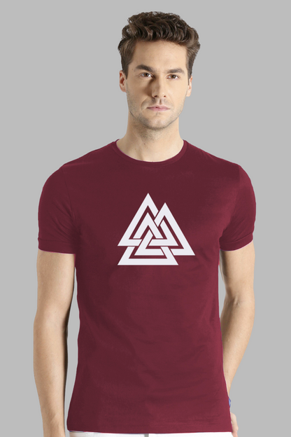 Triangle Mens Printed T-Shirt