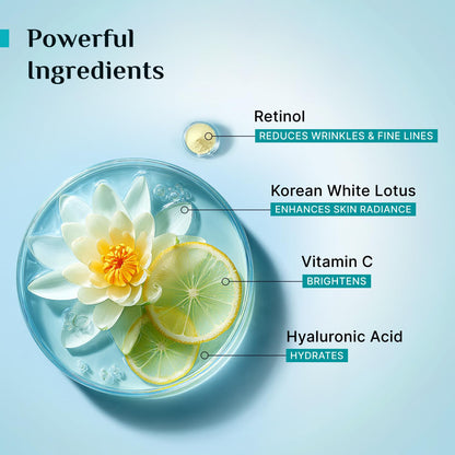 Pilgrim Retinol Under Eye Cream With Vitamin C & Hyaluronic Acid | For Dark Circle, Puffiness, Wrinkles Removal Of Fine Lines, Puffy Eyes All Skin Type Korean Beauty 30 GRAM