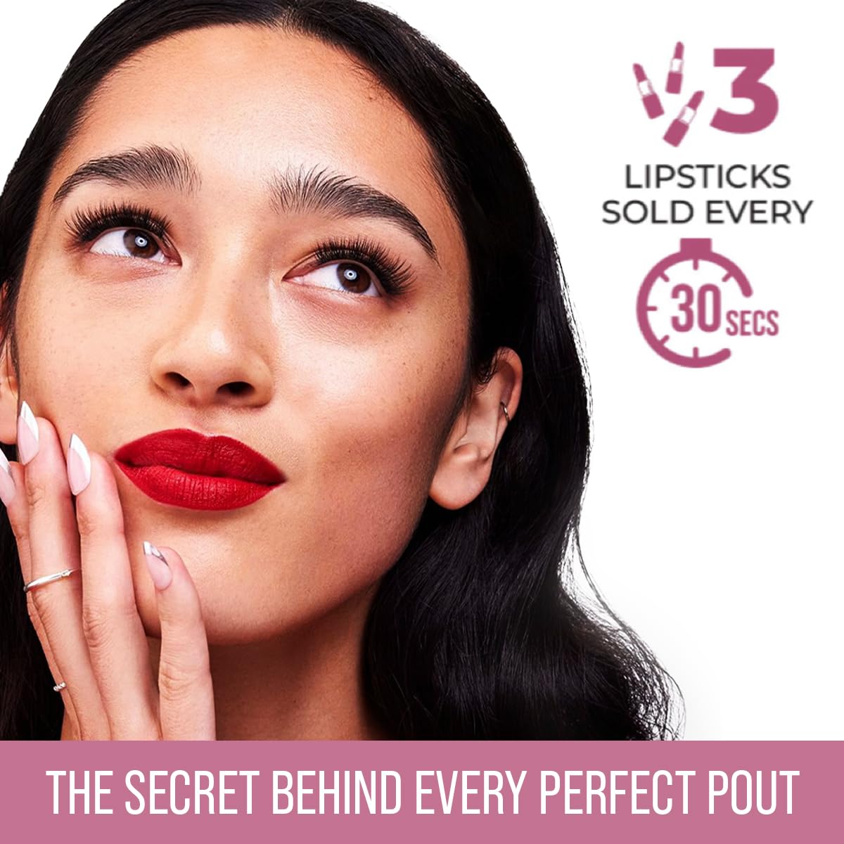 INSIGHT 24 Hrs Non Transfer Matte Lipstick - 28 Good Girl 3 g