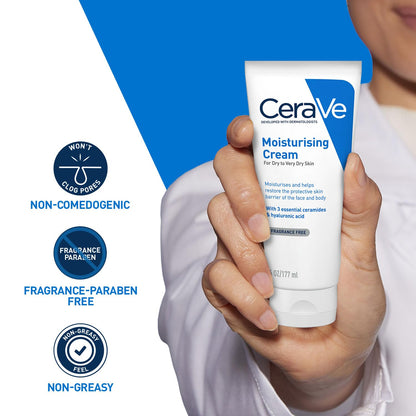Cerave Moisturizing Body Cream For Dry To Very Dry Skin 177 ml