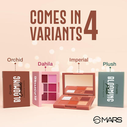 MARS BLOOMING EYESHADOW PALETTE- 02 Dahlia 4.8 GRAM