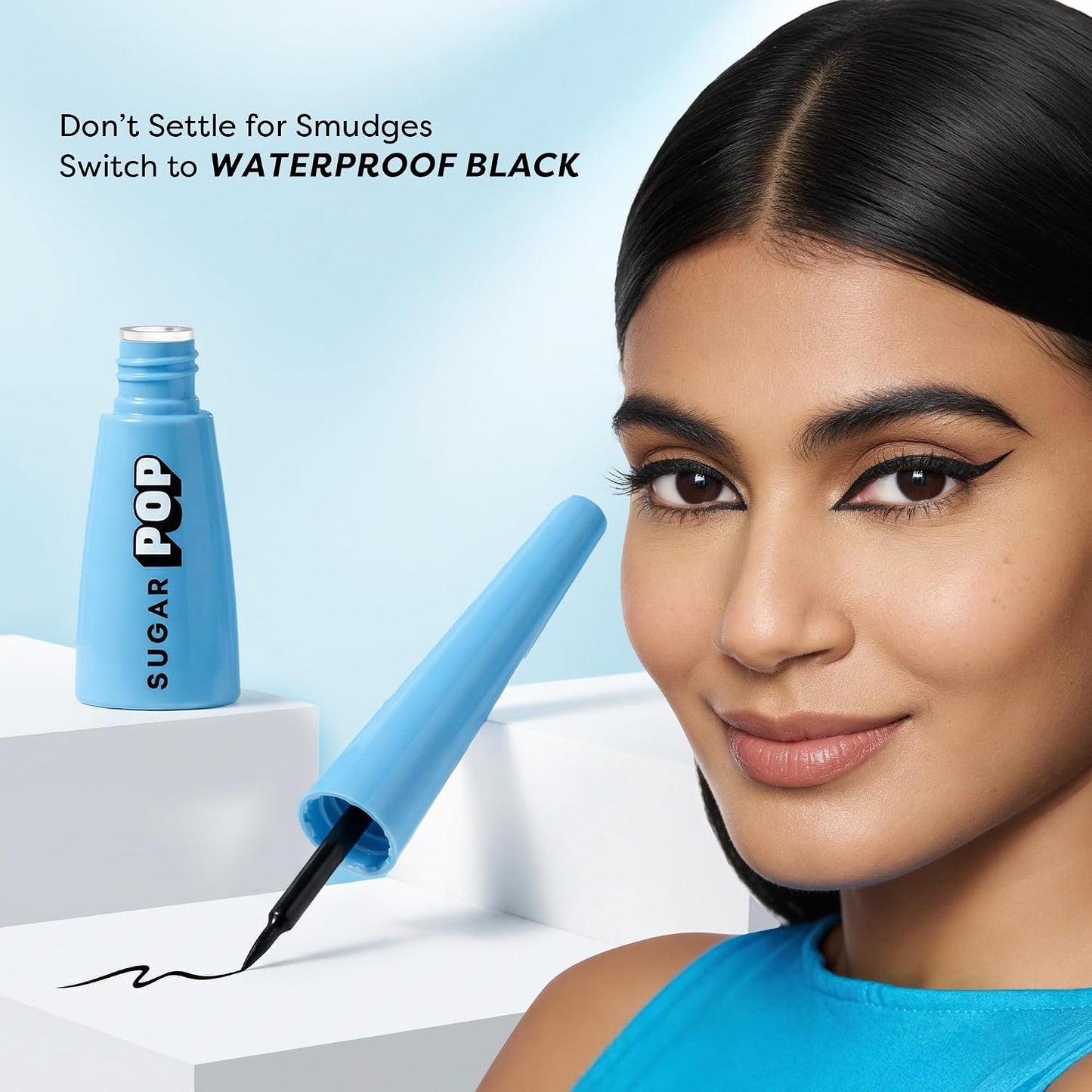 Sugar Pop Matte Eyeliner 01 , Highly Pigmented , Intense Matte , Smudge-Proof 4.5 MILLI_LITRE