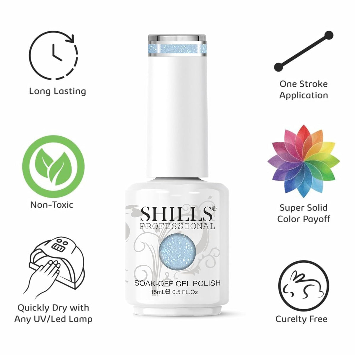 SHILLS PROFESSIONAL PEARL GEL POLISH - 332