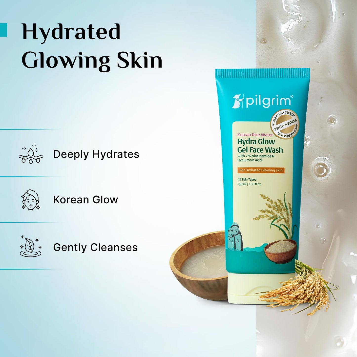 Pilgrim HYDRA GLOW GEL FACE WASH