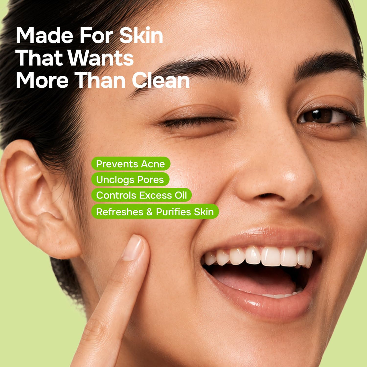 SWISS BEAUTY JUICY GLOW FACE WASH TEA TREE+SALICYLIC ACID