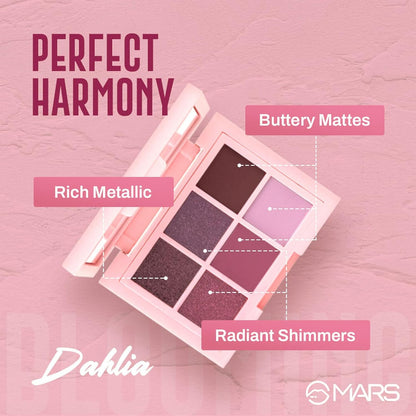 MARS BLOOMING EYESHADOW PALETTE- 02 Dahlia 4.8 GRAM