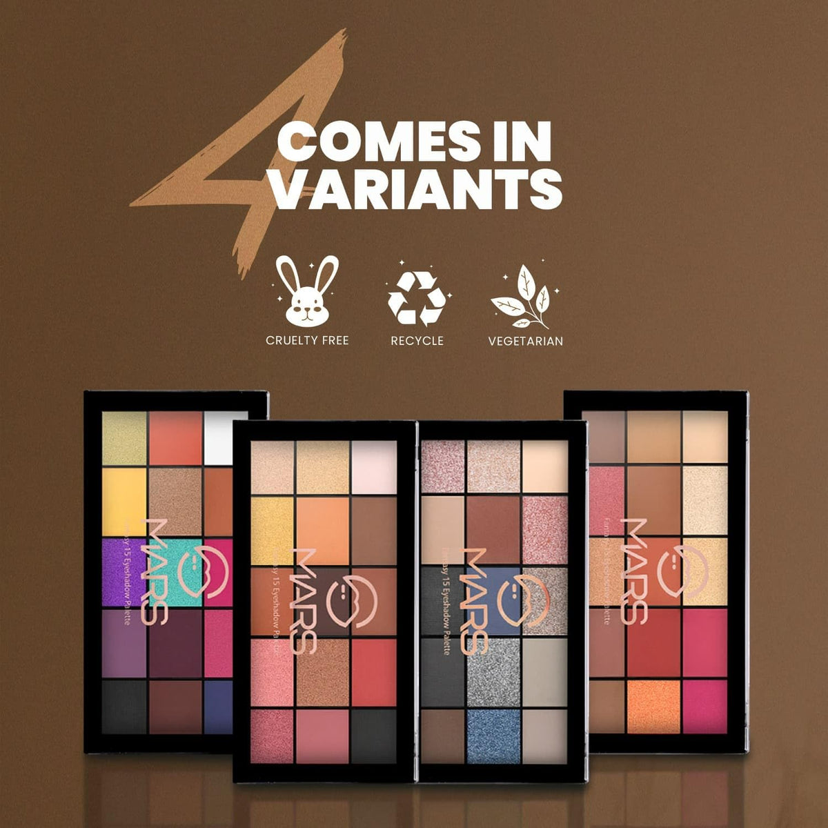 Mars Fantasy 15 Eyeshadow Palette (4) 22.5gm