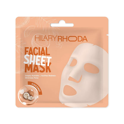 HILARY RHODA FACIAL SHEET MASK COCONUT