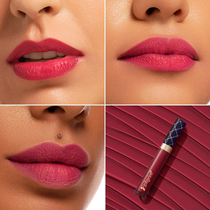 PILGRIM OH SO CREME MATTE LIQUID LIPSTICK SHADENO-21 BELLE PINK