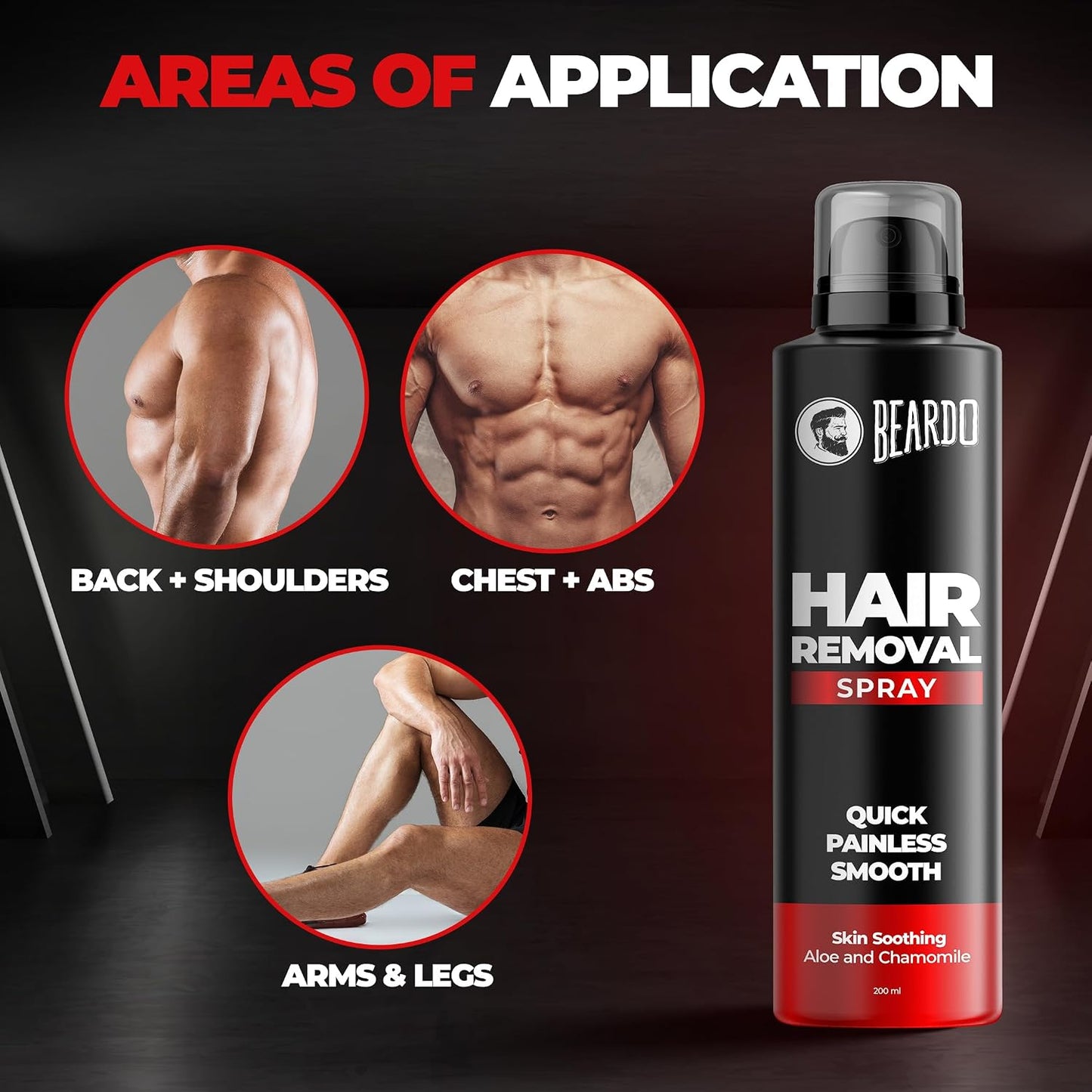 Beardo Advanced Quick Painless Smooth Hair Removal Spray 200 g