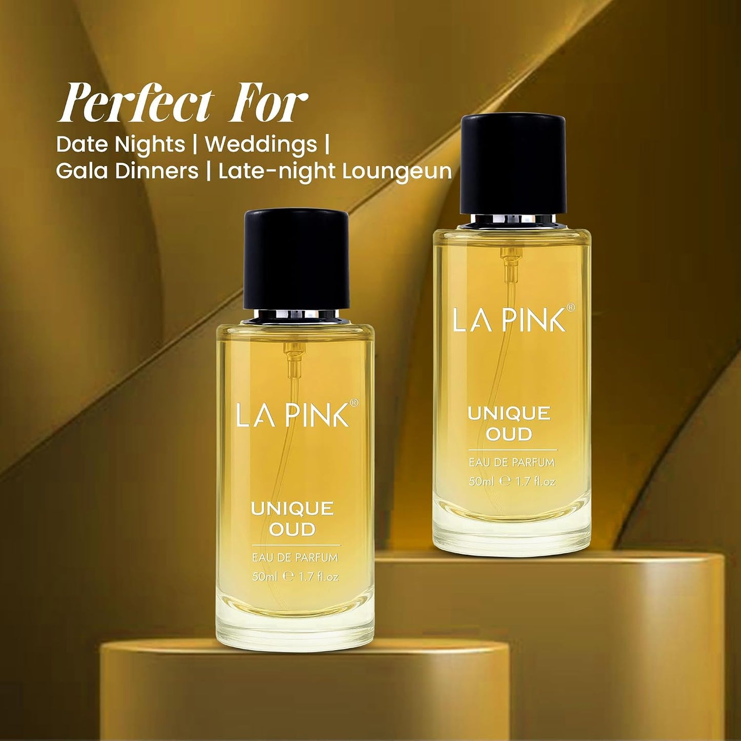 LA Pink Unique OUD EAU DE Perfume 50 ml