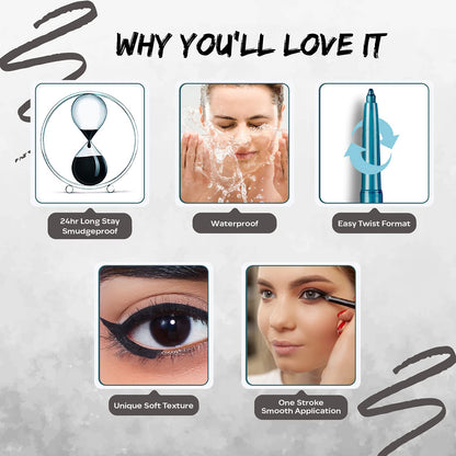 Faces Canada Ultime Pro Twist Eye Kajal Liner 0.35 gm