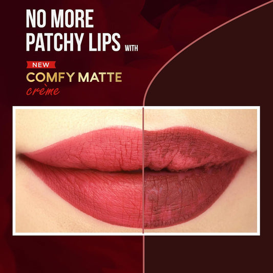 Facescanada Comfy Matte Crème Lipstick - Not A Quitter 08 4.2 gm