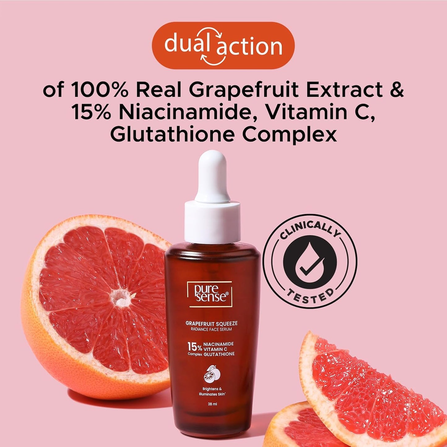 Pure Sense Grapefruit Squeeze Radiance Face Serum 28 ml