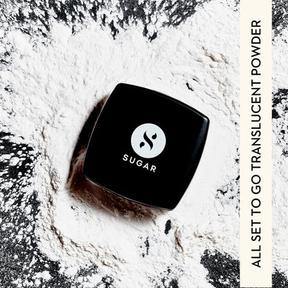 Sugar Cosmetics All Set To Go Translucent Powder - White 7 GRAM