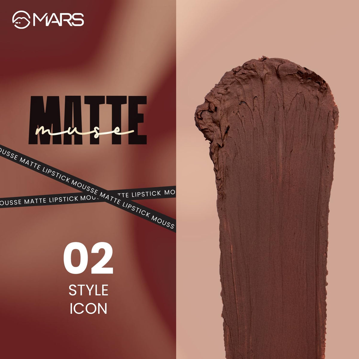 MARS MATTE MUSE Liquid Lipstick - 02 STYLE ICON 3 ml