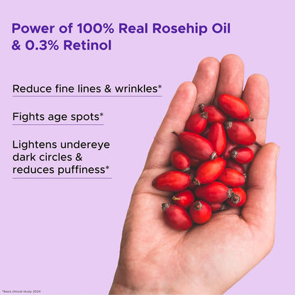 pure sense 0.3% RETINOL Rosehip & Papaya Face serum 10 ml