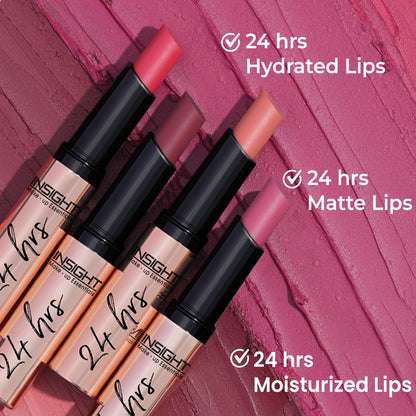 INSIGHT 24 Hrs Non Transfer Matte Lipstick - 28 Good Girl 3 g