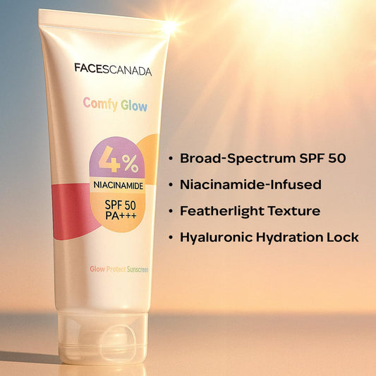 FACES CANADA COMFY GLOW 4%NIACINAMIDE SPF50PA++