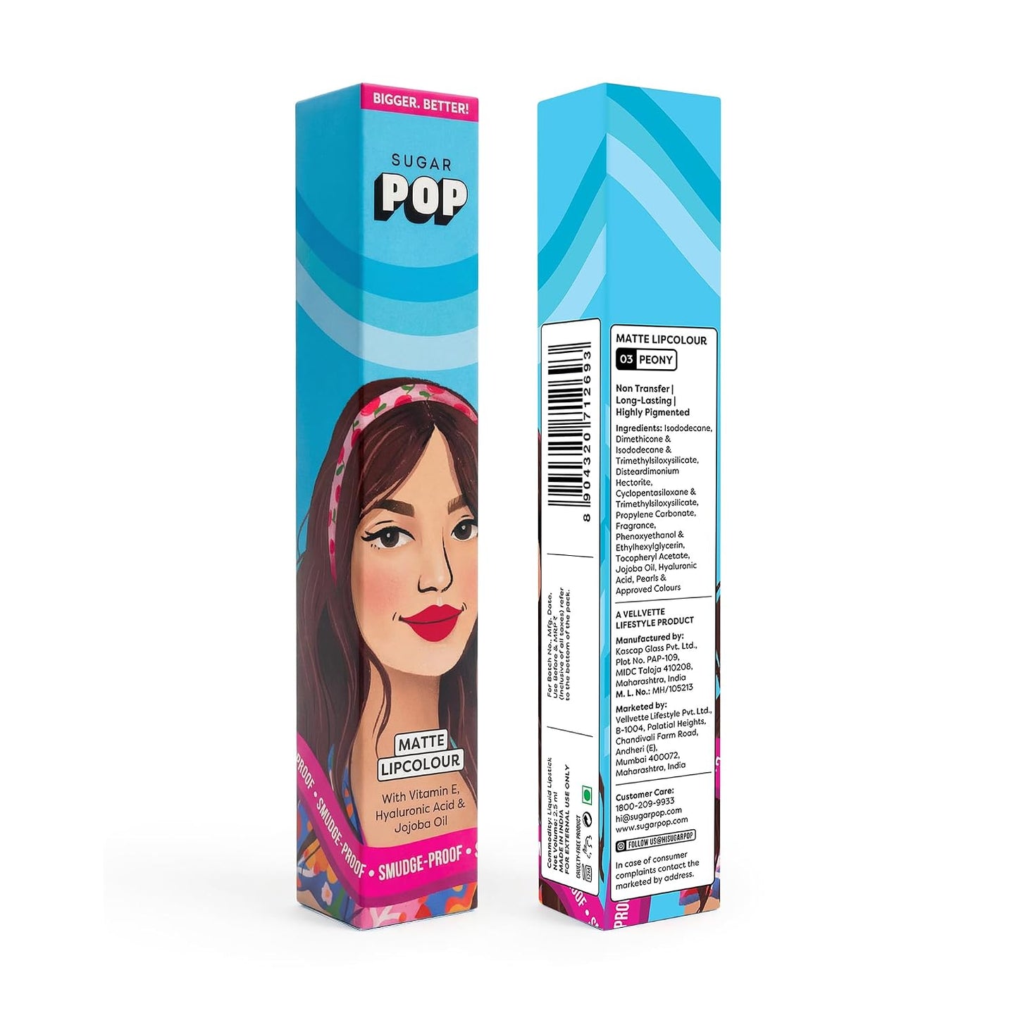 Sugar Pop 03 Peony Matte Lipcolour 1.600000024 MILLI_LITRE