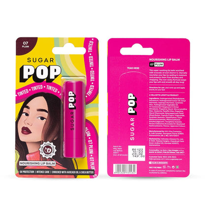 Sugar Pop 07 Plum Lip Balm 4.5 GRAM