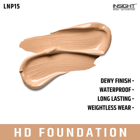 INSIGHT PROFESSTIONAL HIGH COVERAGE DEWY FINISH HD FOUNDATION - BEIGE 20 ml