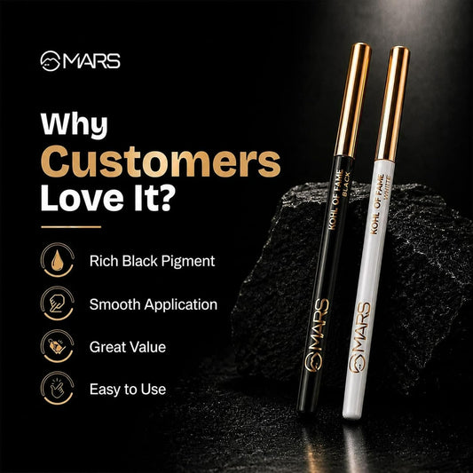 Mars Kohl Of Fame Kajal - Black 0.35 g