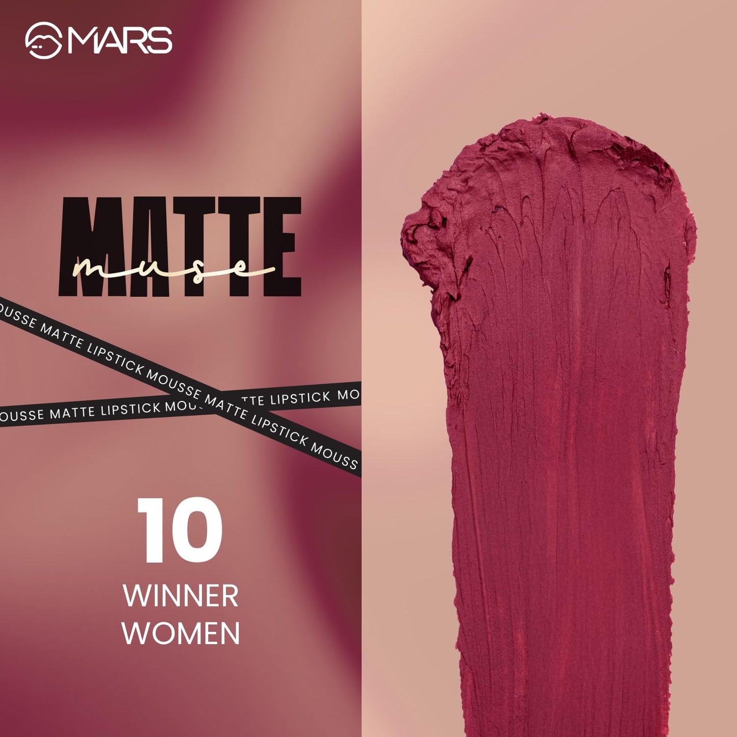 MARS MATTE MUSE Liquid Lipstick - 10 Winner Women 3
