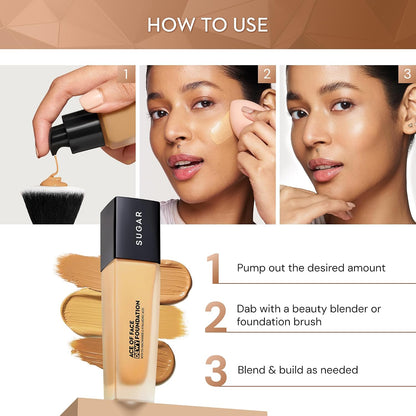 Sugar Ace Of Face Dewy Foundation - 27 Vienna 30 MILLI_LITRE