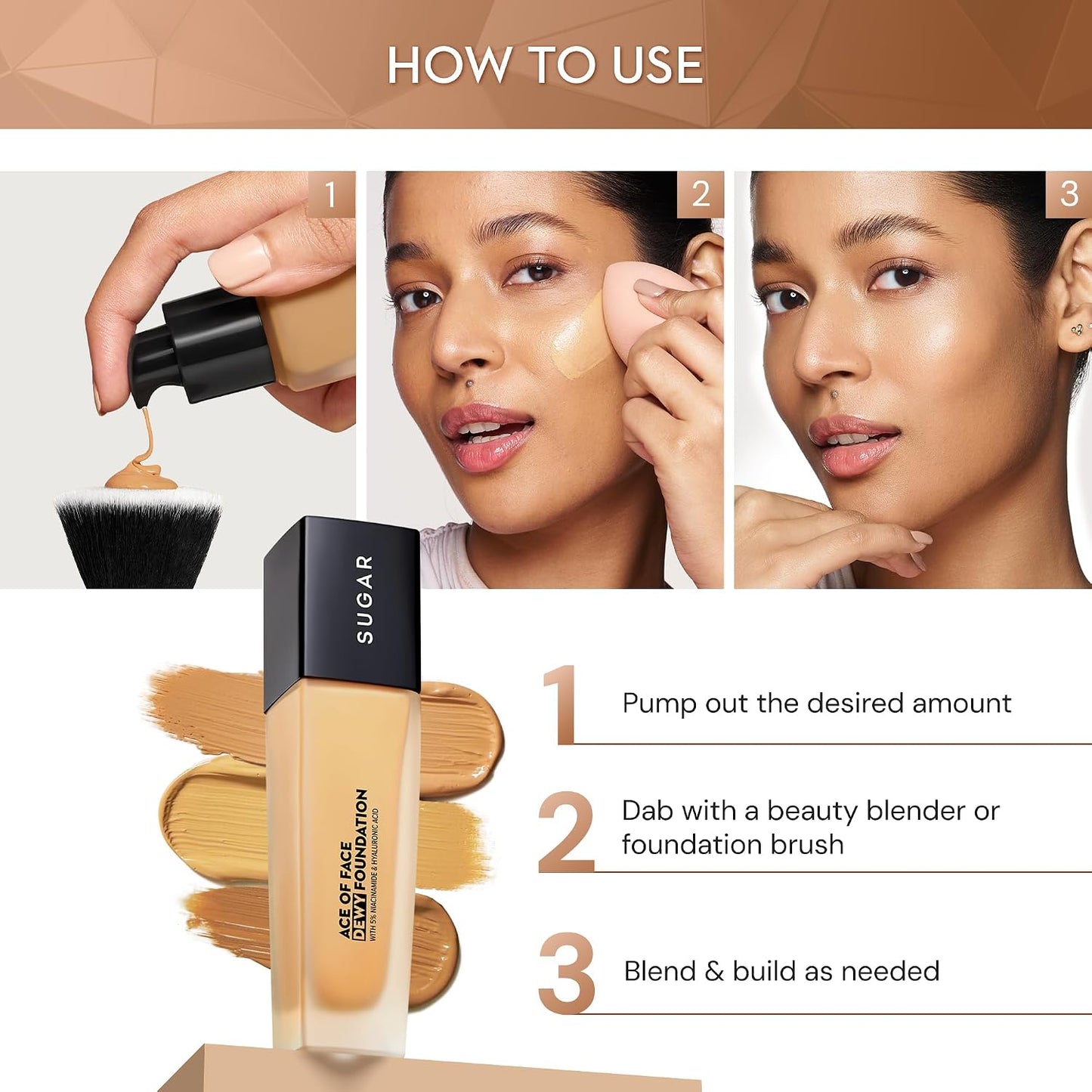 Sugar Ace Of Face Dewy Foundation - 37 Freddo 30 MILLI_LITRE