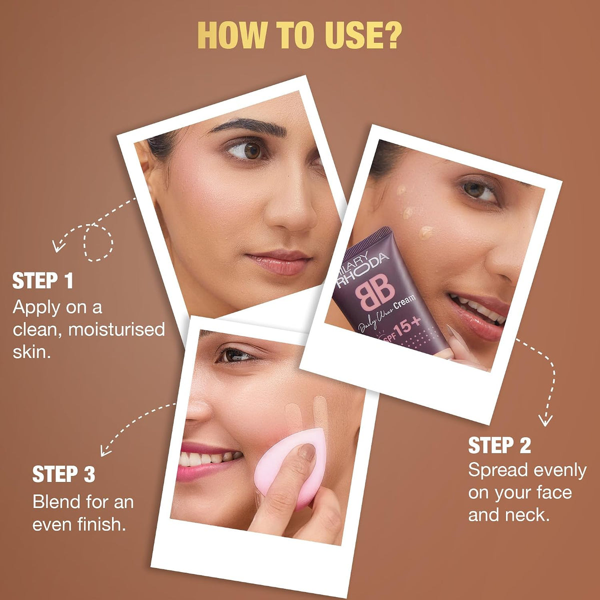HILARY RHODA B.B DAILY WEAR CREAM SPF 15+ 03 NUDE BEIGE