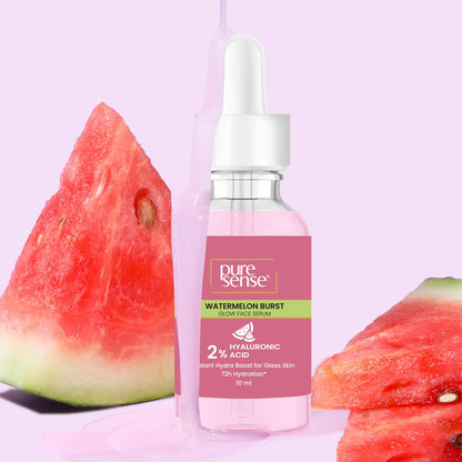 Pure Sense WATERMELON BURST 2 % HYALURONIC ACID GLOW FACE SERUM 28 ml