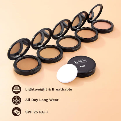 PILGRIM MATTE MAGIC CCOMPACT POWDER SPF 25 25-CARAMEL