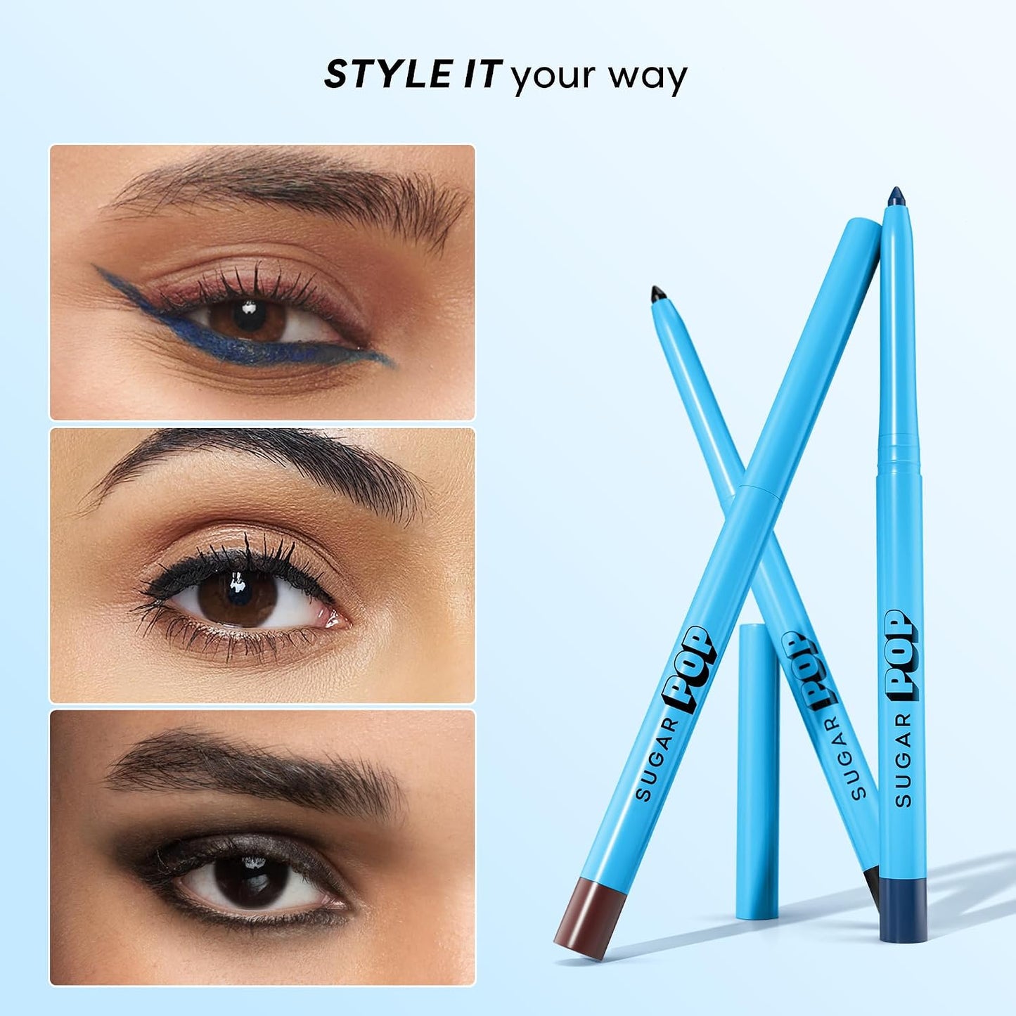 Sugar Pop Longwear 24 Hr Smudge Proof Kajal - 01 Black 0.3 GRAM