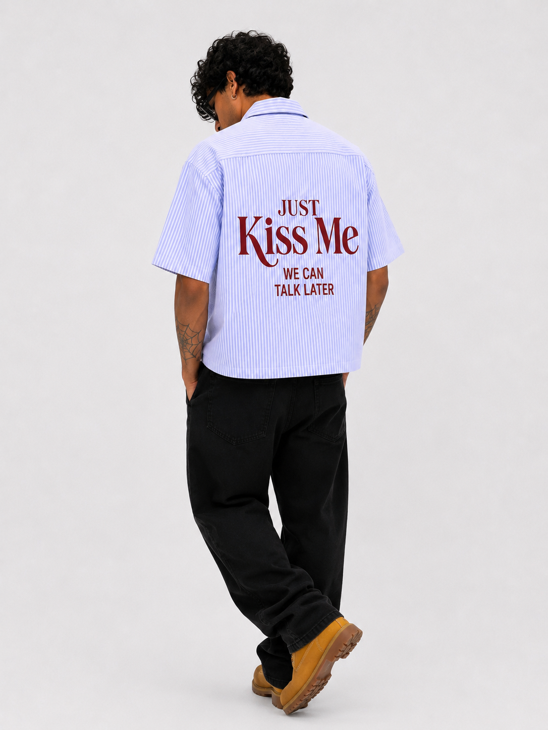 Talk Later Boxy Fit Shirt