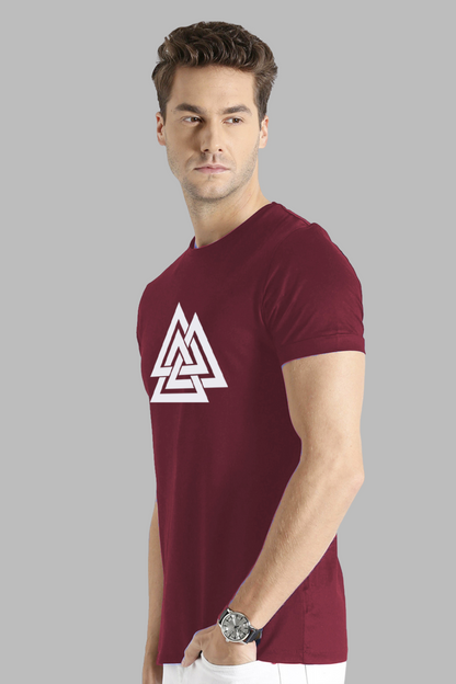 Triangle Mens Printed T-Shirt