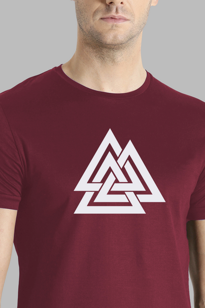 Triangle Mens Printed T-Shirt