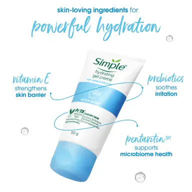 Simple Water Boost Hydrating Gel Wash100HR Hydration