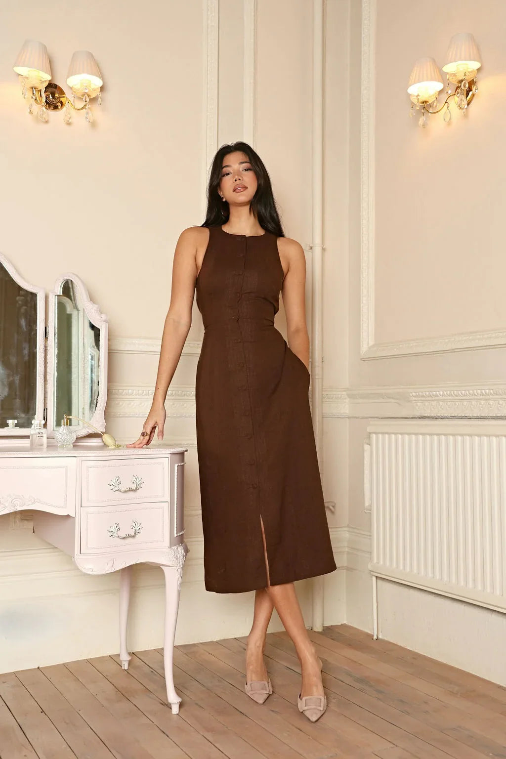 A-line Linen Dress