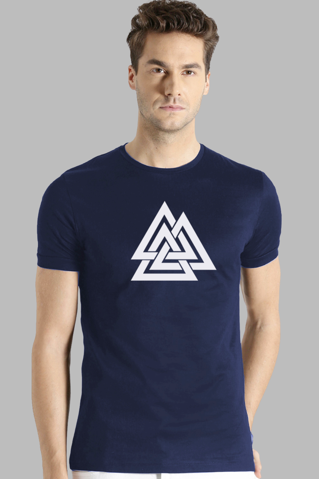 Triangle Mens Printed T-Shirt