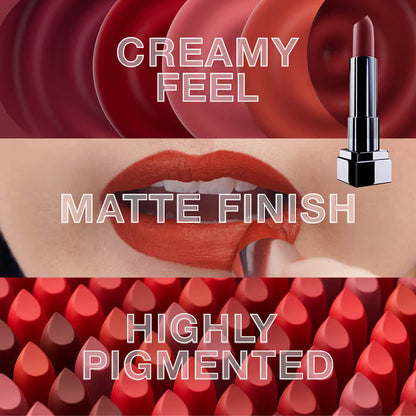 Maybelline New York Sensational Creamy Matte Lipstick Hydrating Formula - 609 DYNAMITE RED