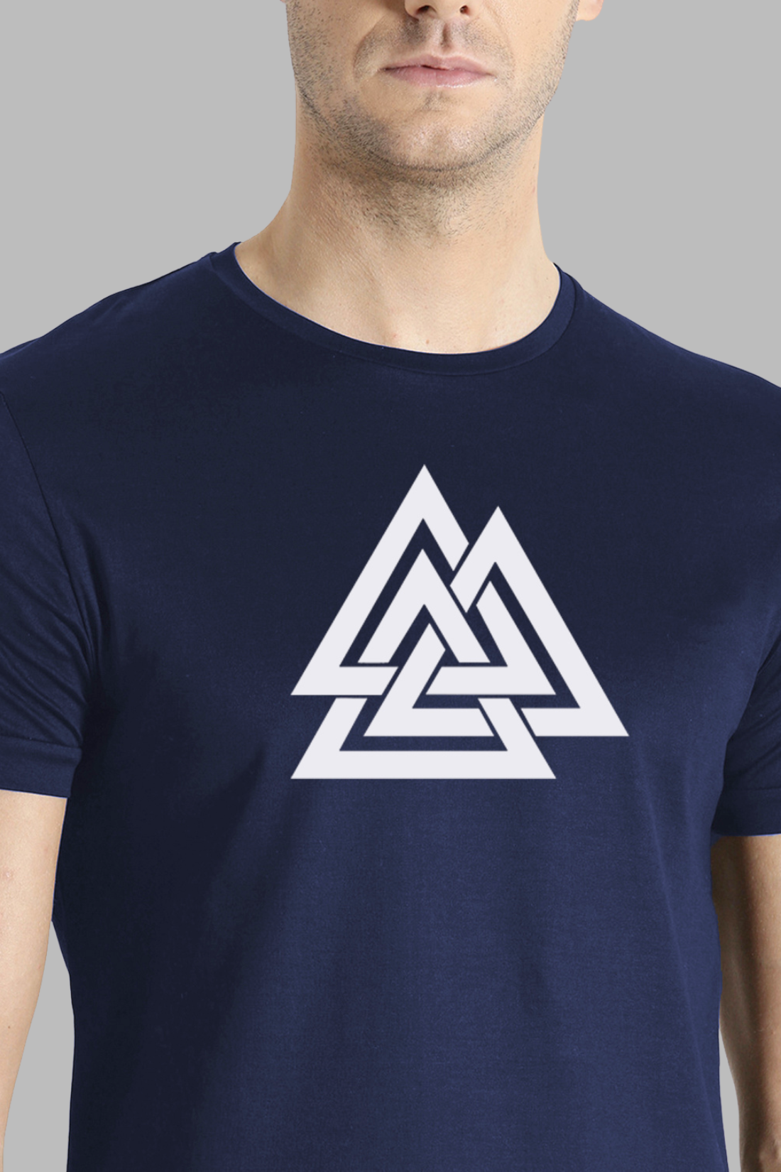 Triangle Mens Printed T-Shirt