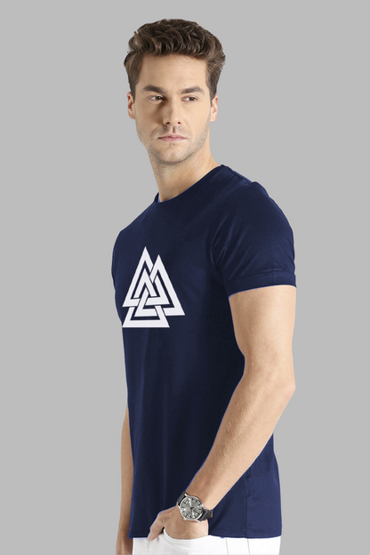 Triangle Mens Printed T-Shirt