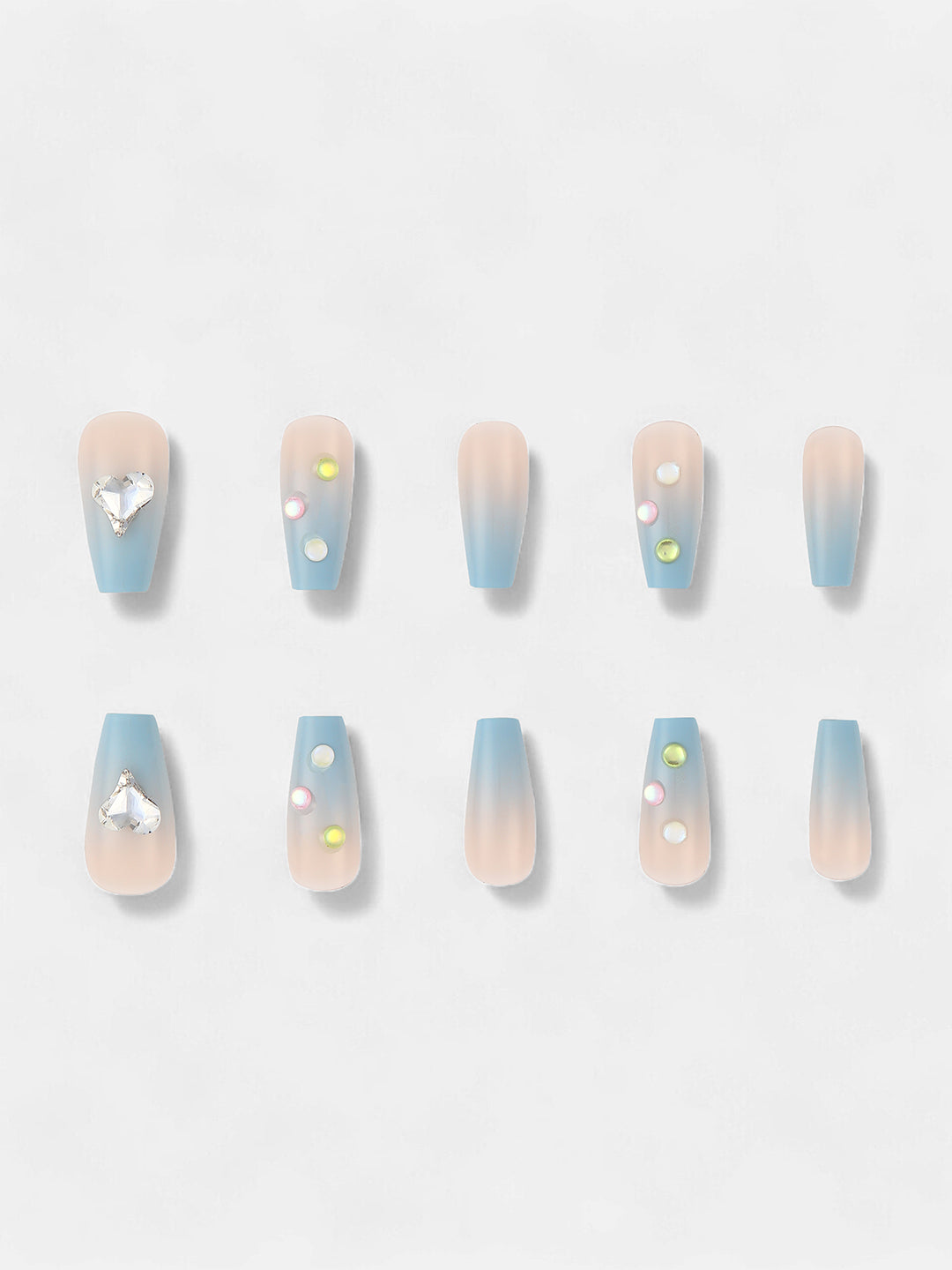 The SirÃ£Â¨Ne Press-On Nails - Powder Blue