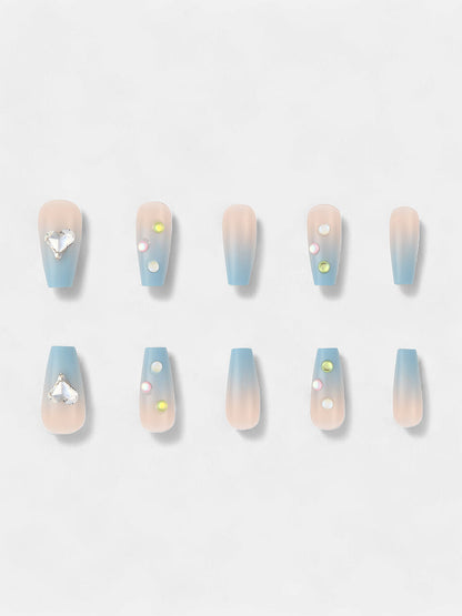 The SirÃ£Â¨Ne Press-On Nails - Powder Blue